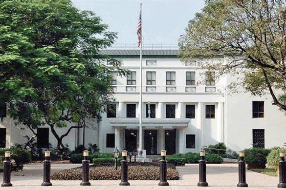 US Embassy in the Phillipines protected by Wearlon 722 and 711 Anti-Graffiti coating